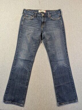 Levi's Low Rise Bootcut Jeans Women's 10M Blue Whiskering